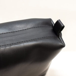Leather Cosmetic Bag, Black – Large