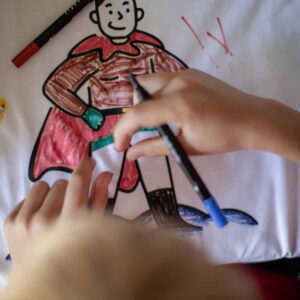 Colour Your Own Superhero T-Shirt Kit