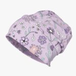 Cotton Beanie Hat With Folds DARGO - Sunny Petals