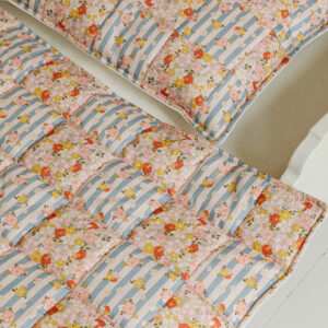 Quilted Patchwork Blanket & Pillow Set, Large – Summer Garden