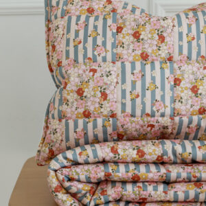 Quilted Patchwork Blanket & Pillow Set, Large – Summer Garden