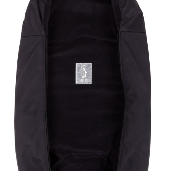Down-Filled Baby Winter Footmuff – Black, One Size