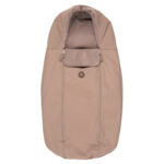 Down-Filled Baby Winter Footmuff – Brown / Beige, One Size