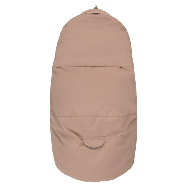 Down-Filled Baby Winter Footmuff – Brown / Beige, One Size
