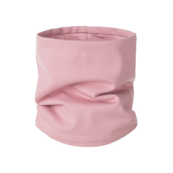 Dusty Pink Merino Wool-Lined Kids’ Tube Scarf