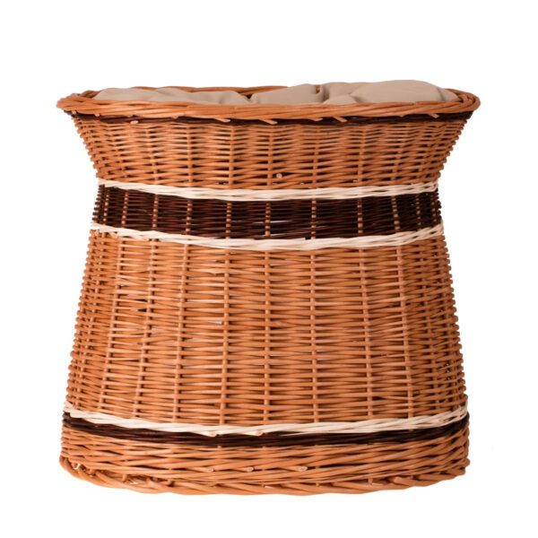 Erif Wicker House for Cats & Small Dogs – Two Cushions