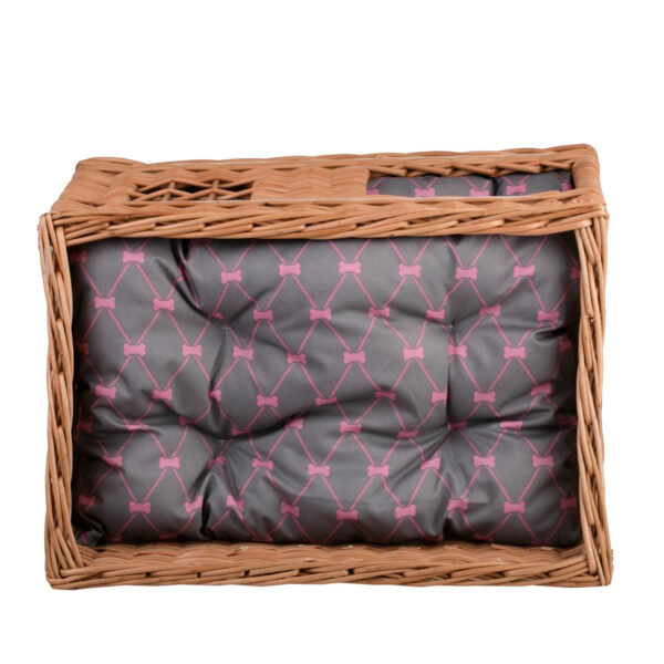 Estrella Two-Level Wicker Cat House with Cushions