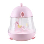 Lamp with Carousel and Music - Pink