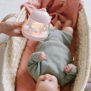 Lamp with Carousel and Music – Pink