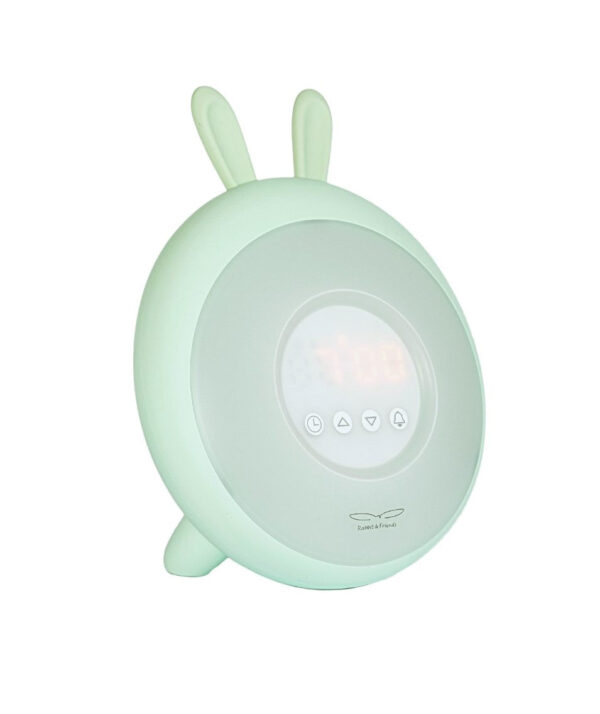Rabbit Lamp with Alarm Clock – Green