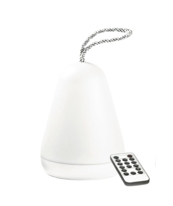 Lantern Lamp with Remote – White