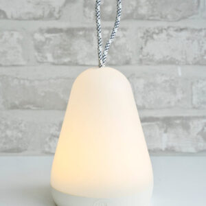 Lantern Lamp with Remote – White