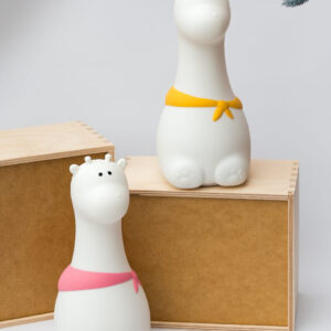 Giraffe Silicone Lamp – White