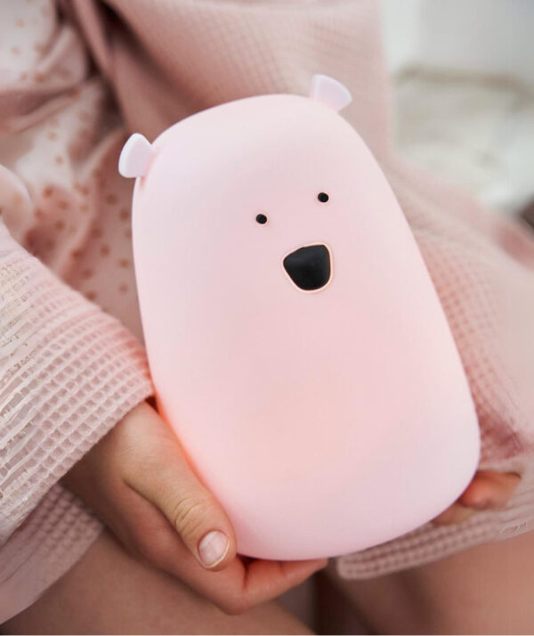 Big Bear Silicone Lamp – Pink