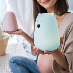 Big Bear Silicone Lamp - Blue