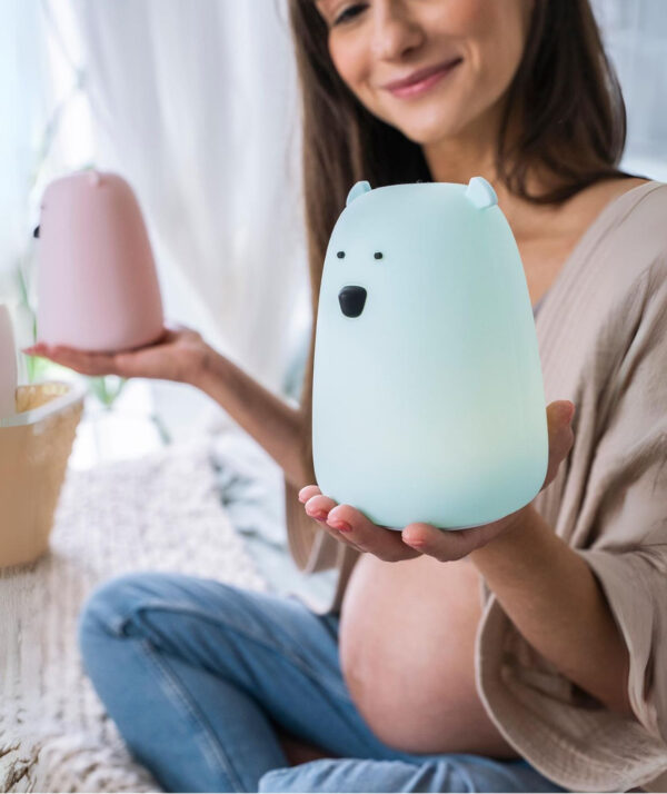 Big Bear Silicone Lamp – Blue