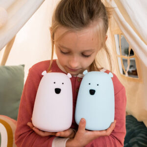 Big Bear Silicone Lamp – Blue