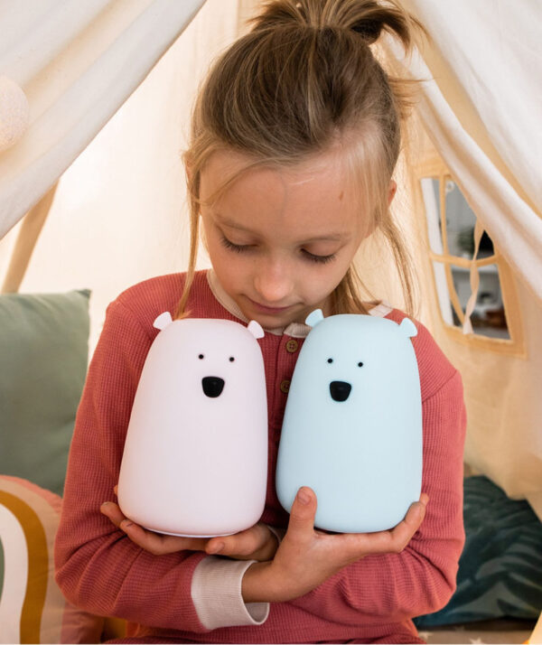 Big Bear Silicone Lamp – Blue