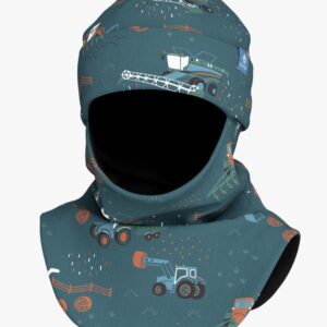 Fleece Balaclava For Kids FERN - Tractors