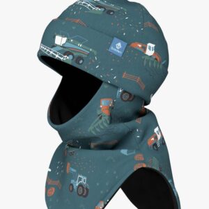 Fleece Balaclava For Kids FERN – Tractors