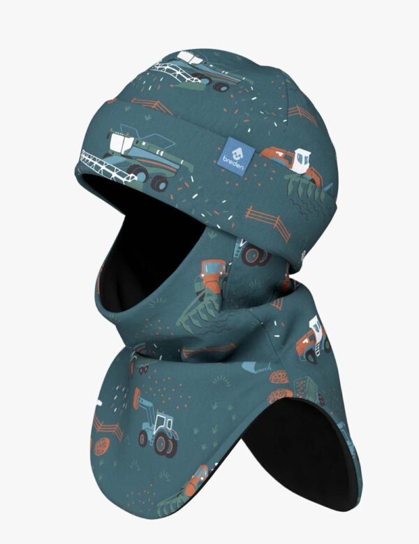 Fleece Balaclava For Kids FERN – Tractors