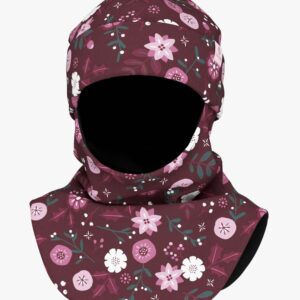 Fleece Balaclava For Kids FERN - Winters Flowers