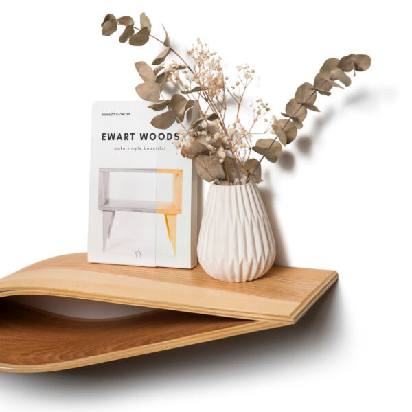 Floating Wooden Wall Shelf – Fish