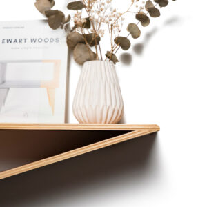 Floating Wooden Wall Shelf – Fish