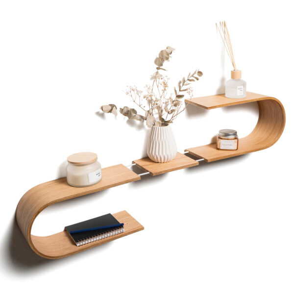 Floating Wooden Wall Shelf – Luno