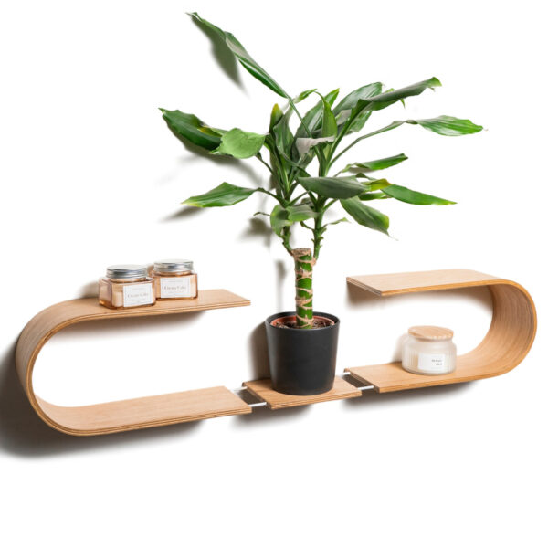 Floating Wooden Wall Shelf – Luno