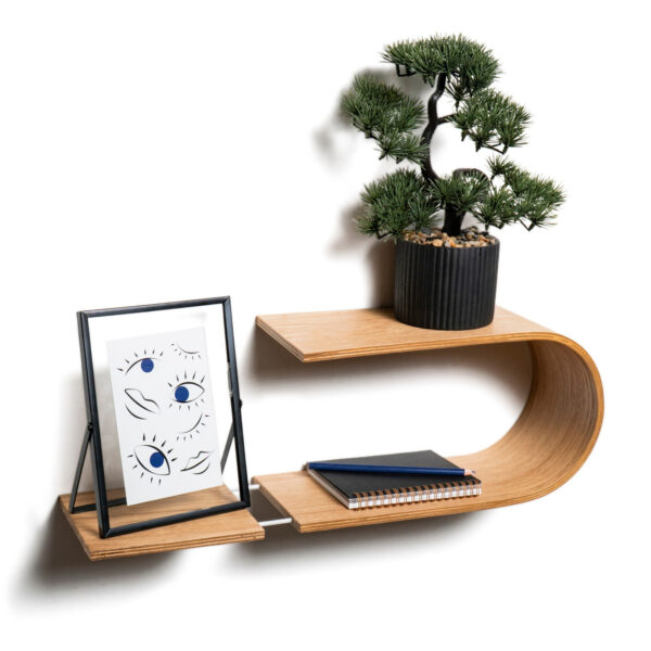 Floating Wooden Wall Shelf – Luno