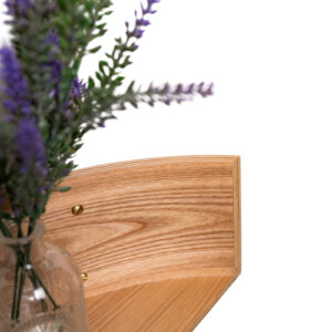 Floating Wooden Wall Shelf – Pie