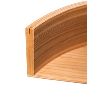 Floating Wooden Wall Shelf – Pie