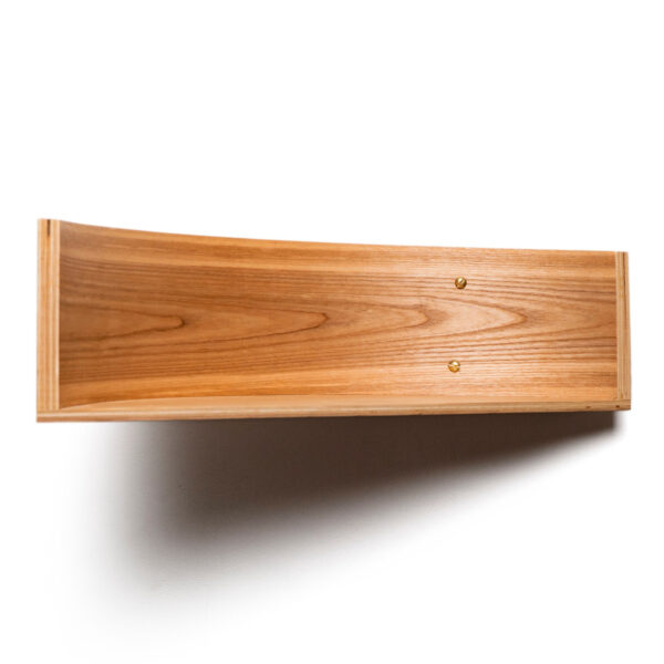 Floating Wooden Wall Shelf – Pie