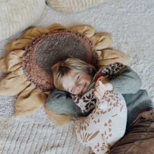 Sunflower Floor Cushion – Cotton, 90 cm