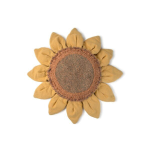 Sunflower Floor Cushion – Cotton, 90 cm