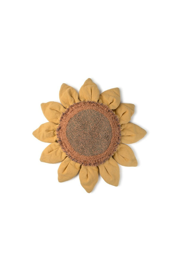 Sunflower Floor Cushion – Cotton, 90 cm