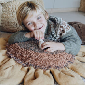 Sunflower Floor Cushion – Cotton, 90 cm