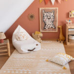 Boho Foam Puzzle Playmat – Sand, 120 × 180 cm