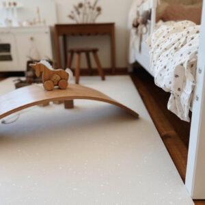 Foam Puzzle Playmat – Spots Cashmere, 120 × 180 cm
