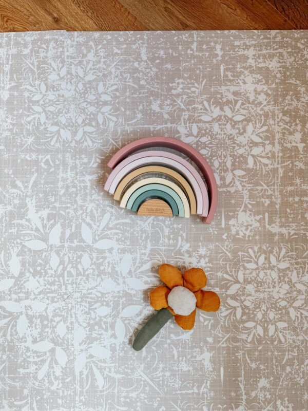 Foam Puzzle Playmat – Vintage Beige, 120 × 180 cm