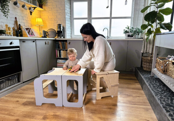 Folding Kitchen Helper & Climbing Seat