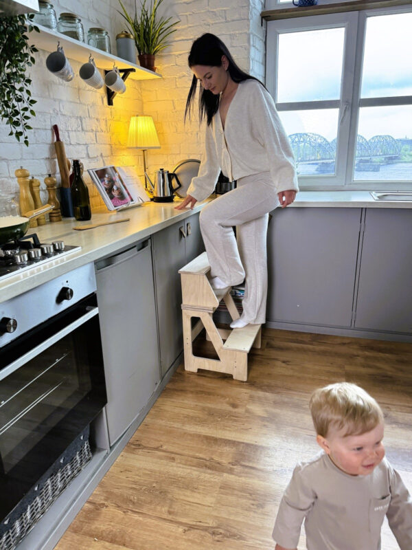 Folding Kitchen Helper & Climbing Seat