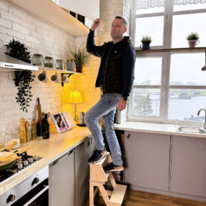 Folding Kitchen Helper & Climbing Seat