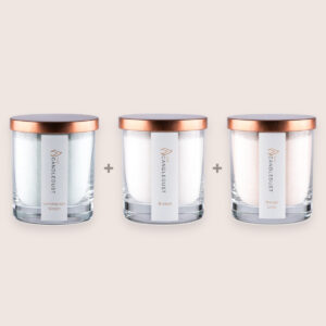 Fresh Discovery Candle Trio – Lemongrass Ginger, Breeze & Mango Lime