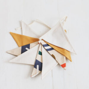 Cotton Pennant Garland – Native Vibe, 2.2 m