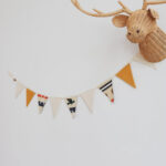 Cotton Pennant Garland – Native Vibe, 2.2 m