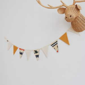 Cotton Pennant Garland – Native Vibe, 2.2 m