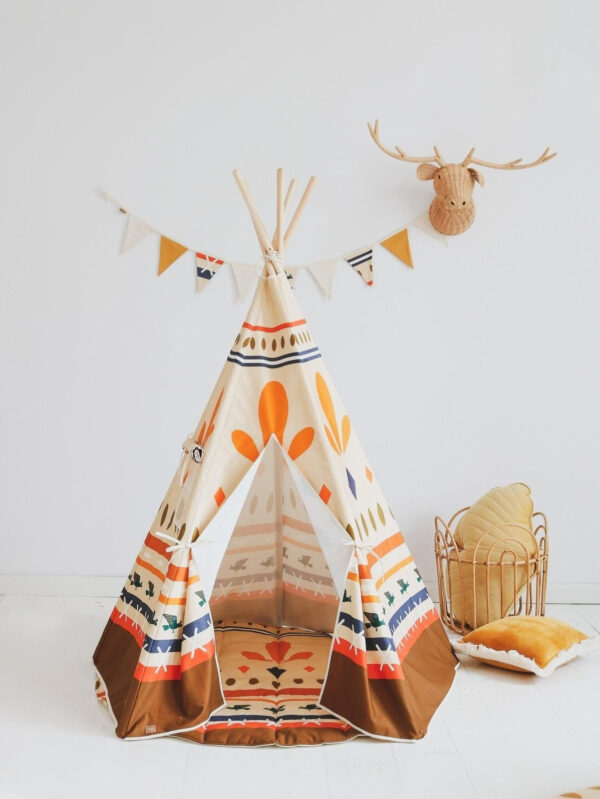 Cotton Pennant Garland – Native Vibe, 2.2 m