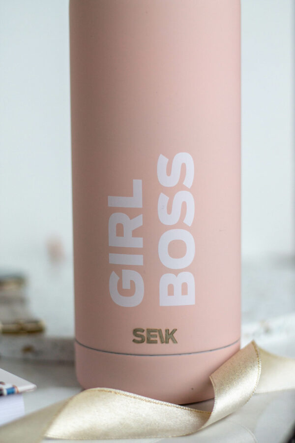 Water Bottle / Thermos – Girl Boss – 500 ml, Stainless Steel